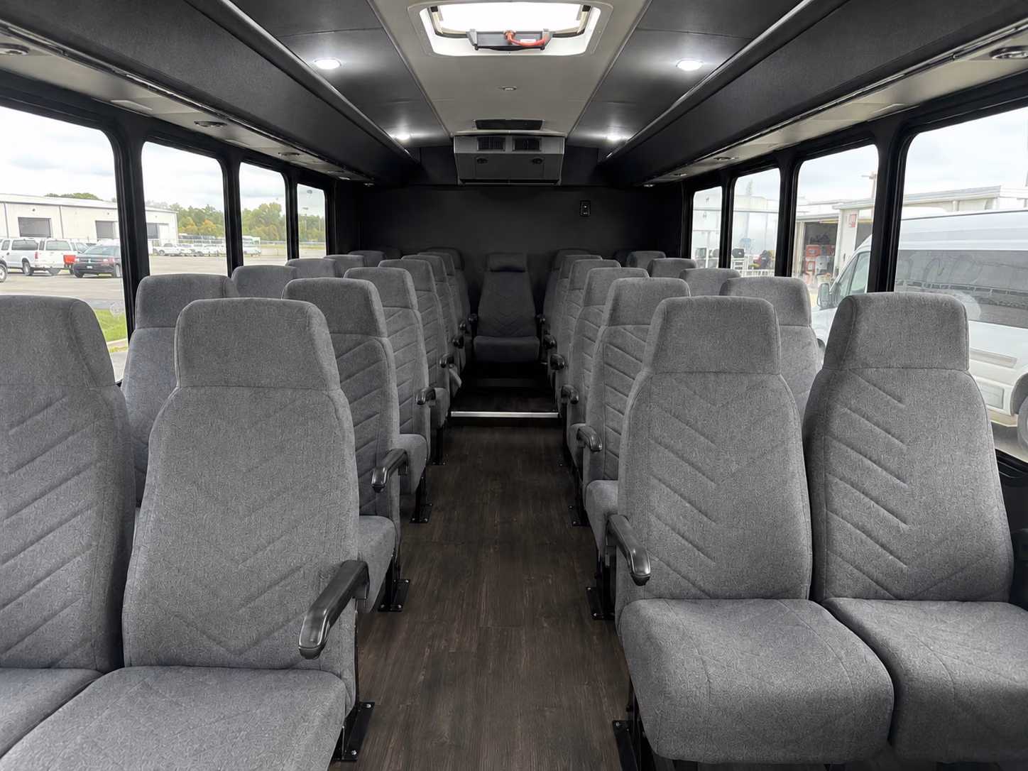 15 passenger minibus interior