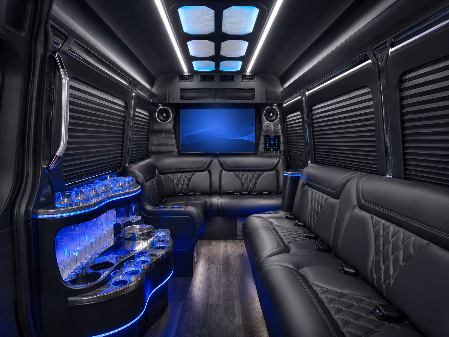 corporate airport transfer buses to and from bna