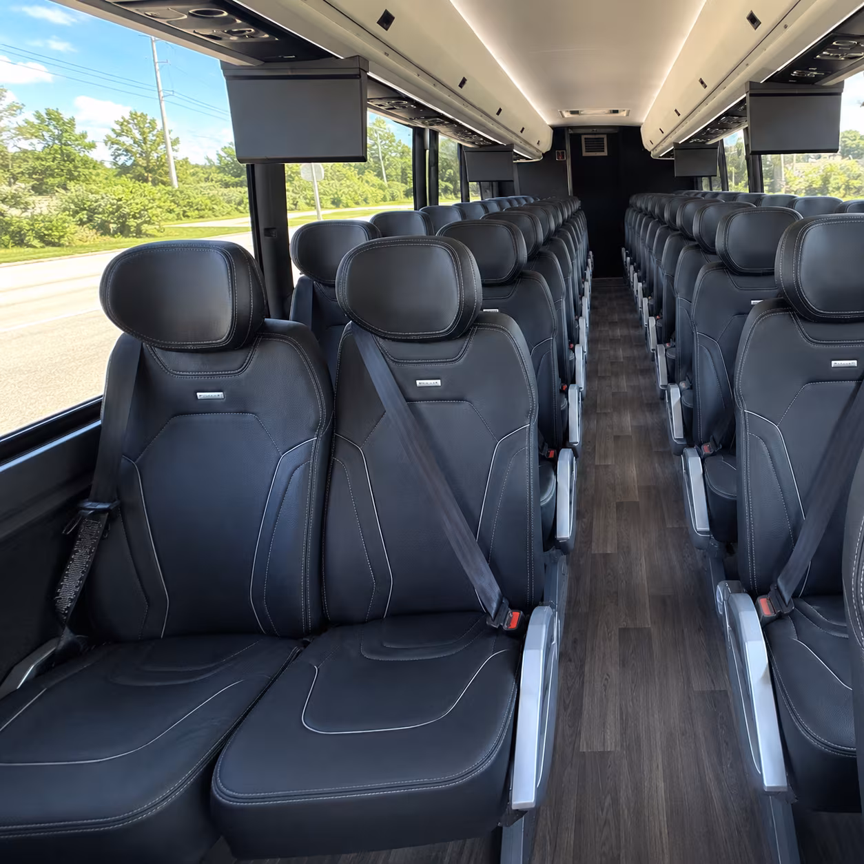 nashville charter bus interior