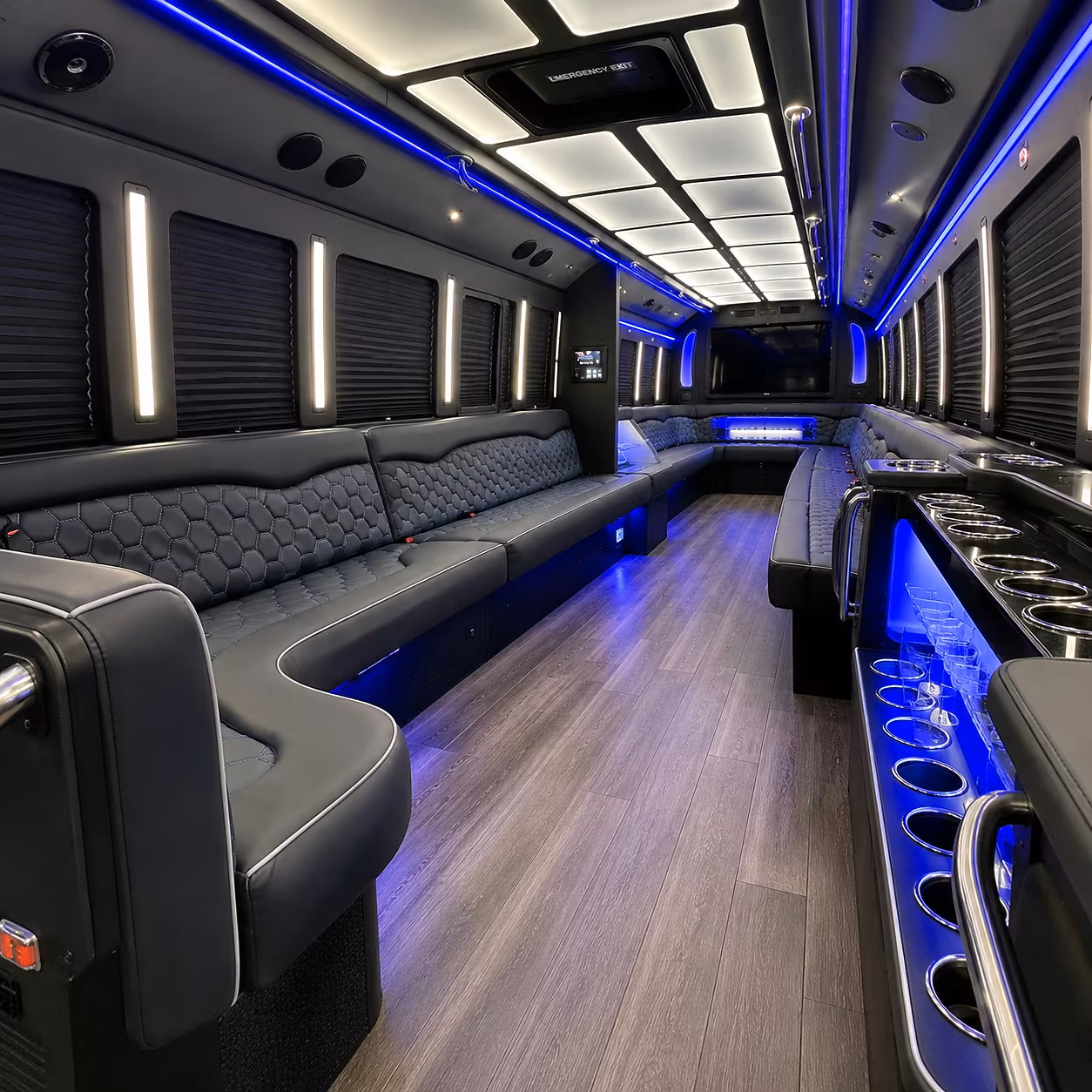 party bus interior